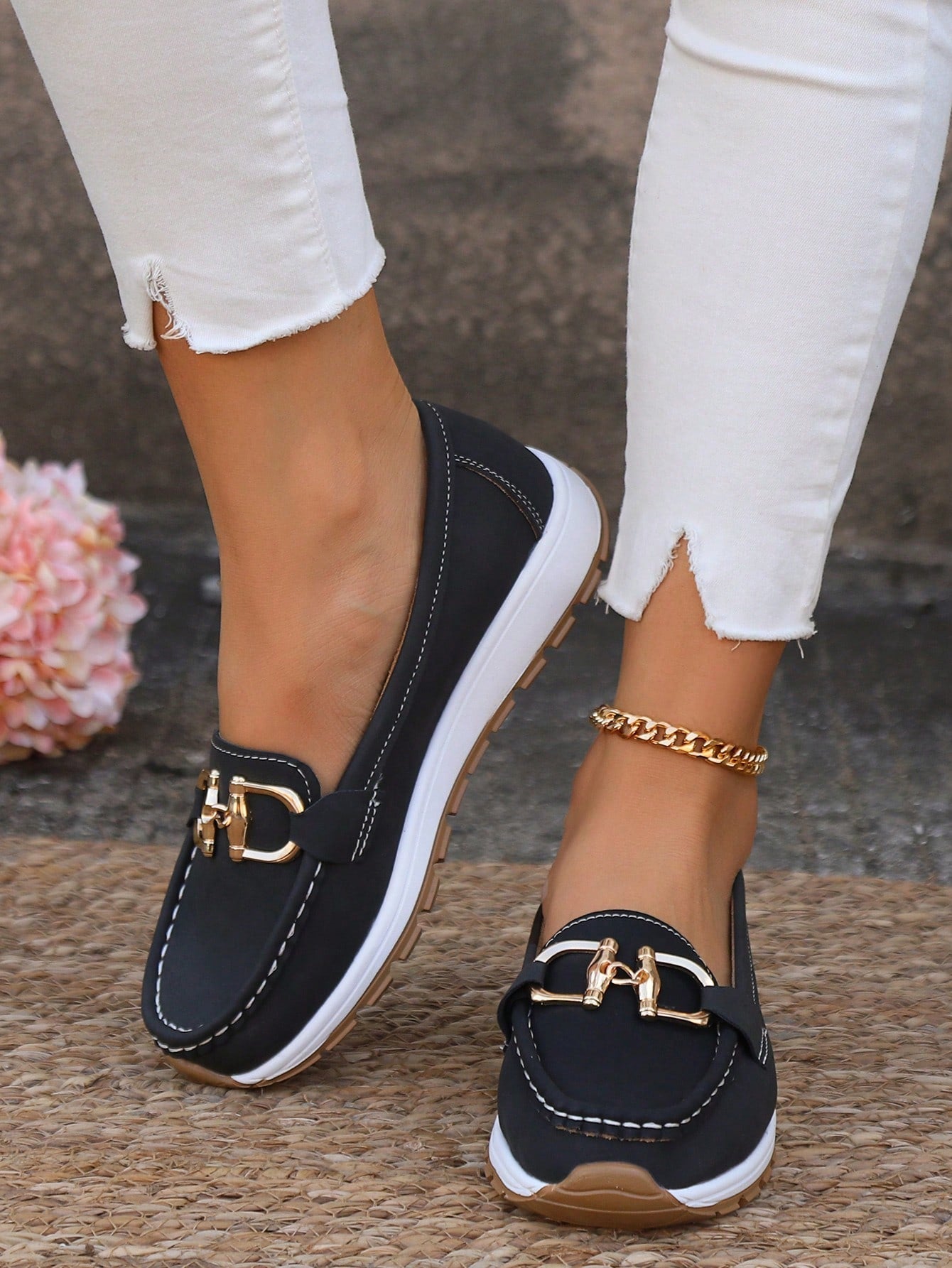 Beatyart| Flat Buckle Loafers