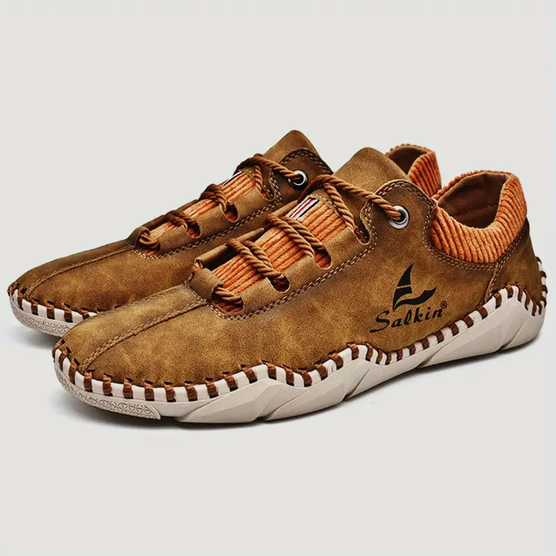 🔥On This Week Sale 70% OFF🔥Men's Handmade Leather Orthopedic Shoes - Improve Posture and Get Rid of Painless Walking & Driving