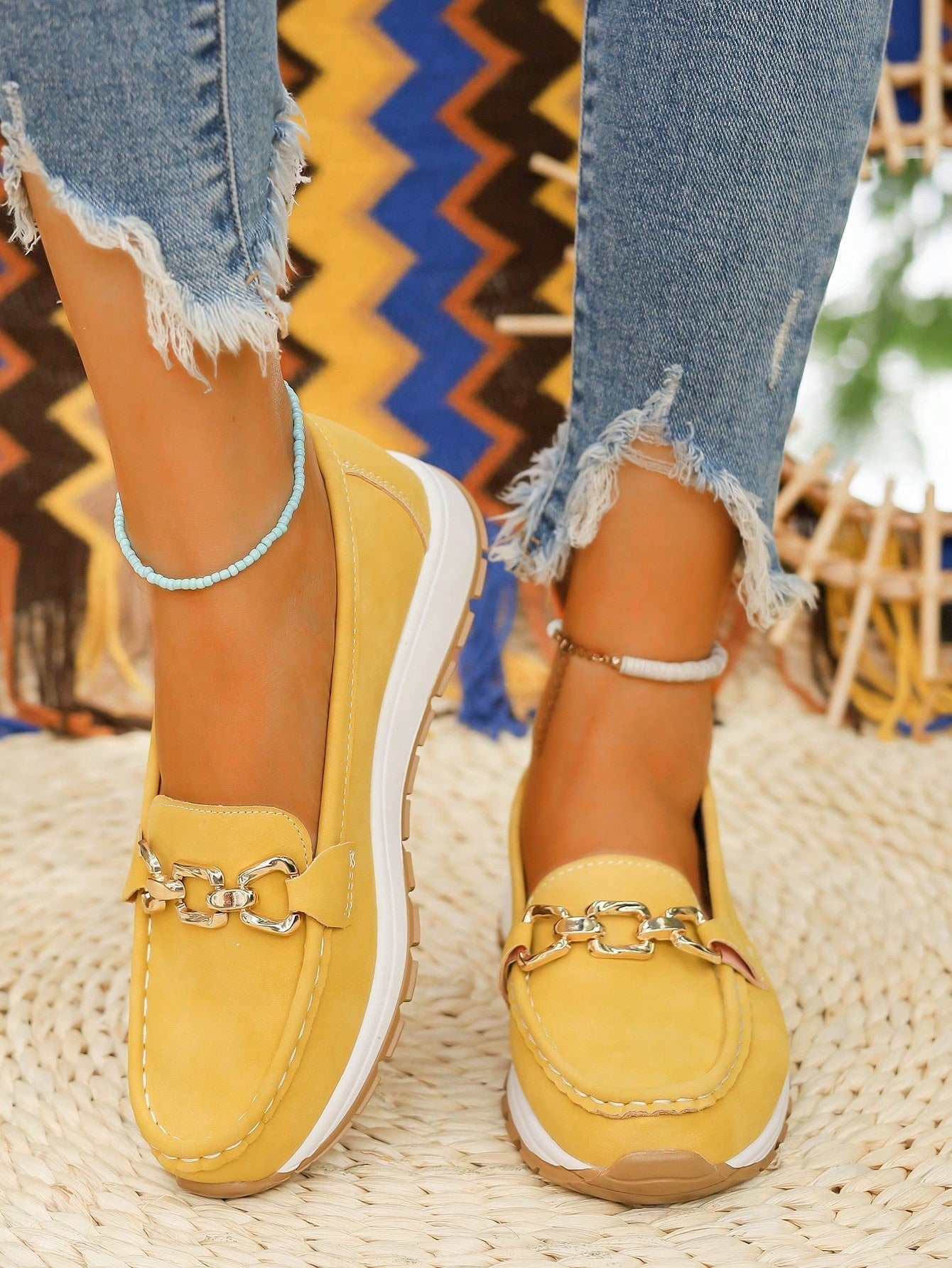 Beatyart| Flat Buckle Loafers