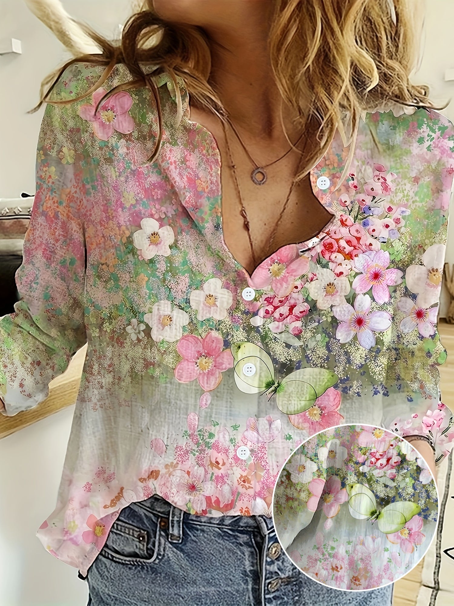 Whimsical Bloom Shirt