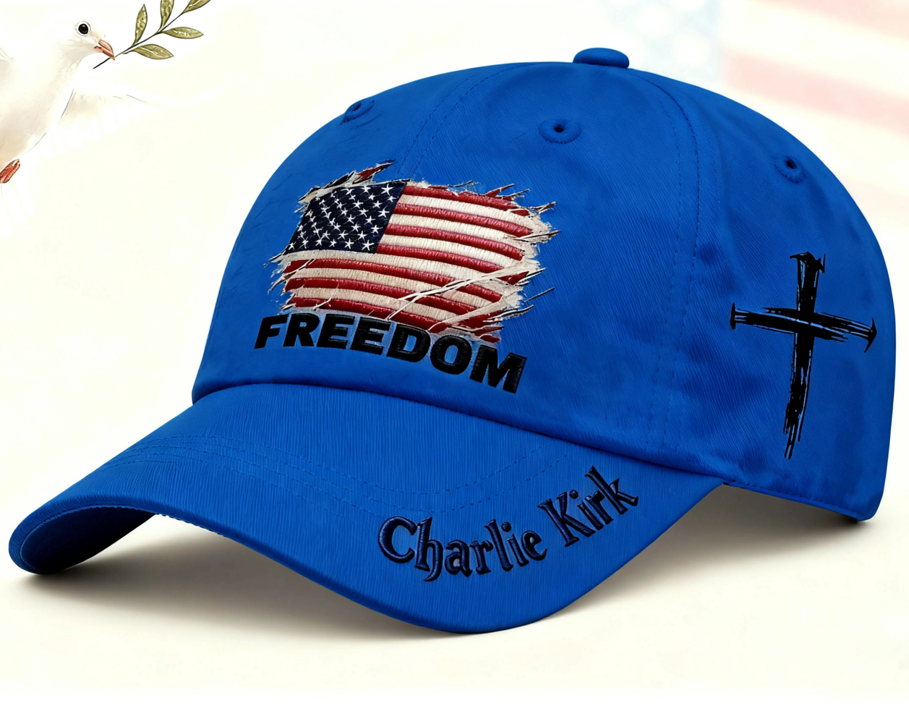 🔥LAST DAY 40% OFF - Liberty American flag print baseball cap