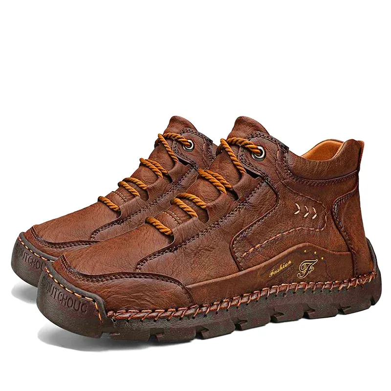 (⏰LAST DAY 70% OFF🔥)Handcrafted Men's Leather Shoes - Relieve Foot Pain