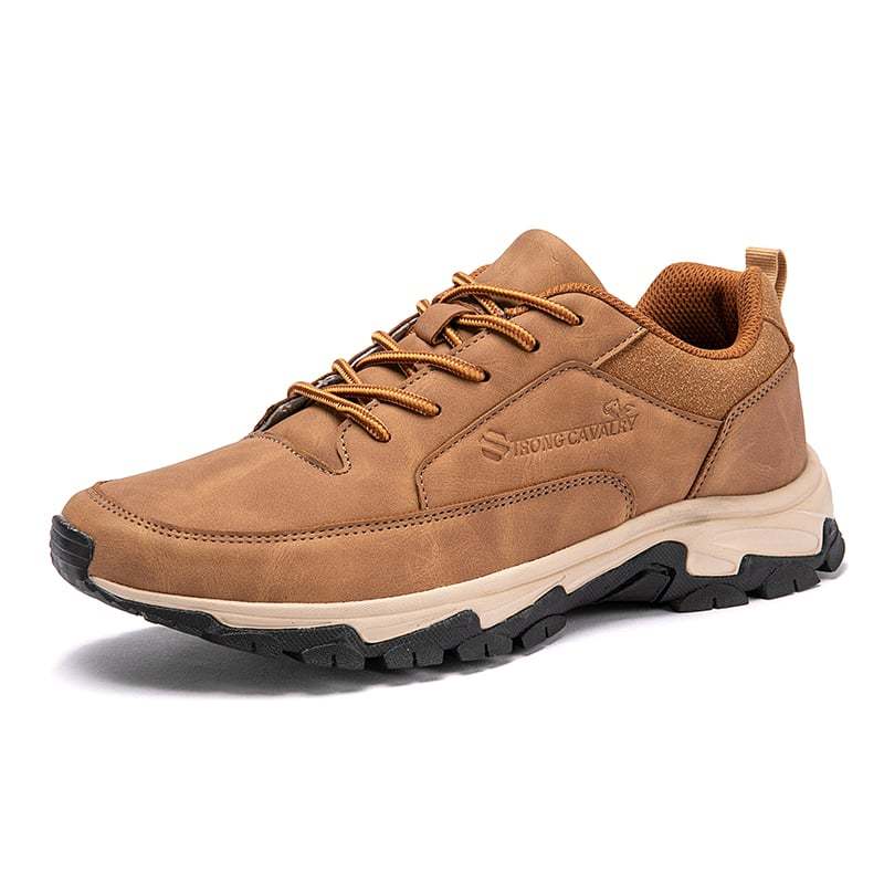 （40% off）MEN'S COMFORTABLE GENUINE LEATHER SNEAKERS WITH ARCH SUPPORT AND SHOCK ABSORPTION