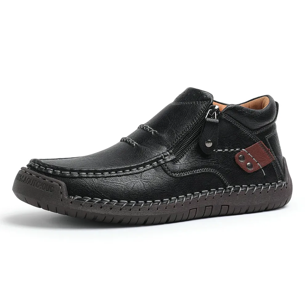 Limited Time Sale 70% OFF-Men’s Handmade Premium Leather Slip