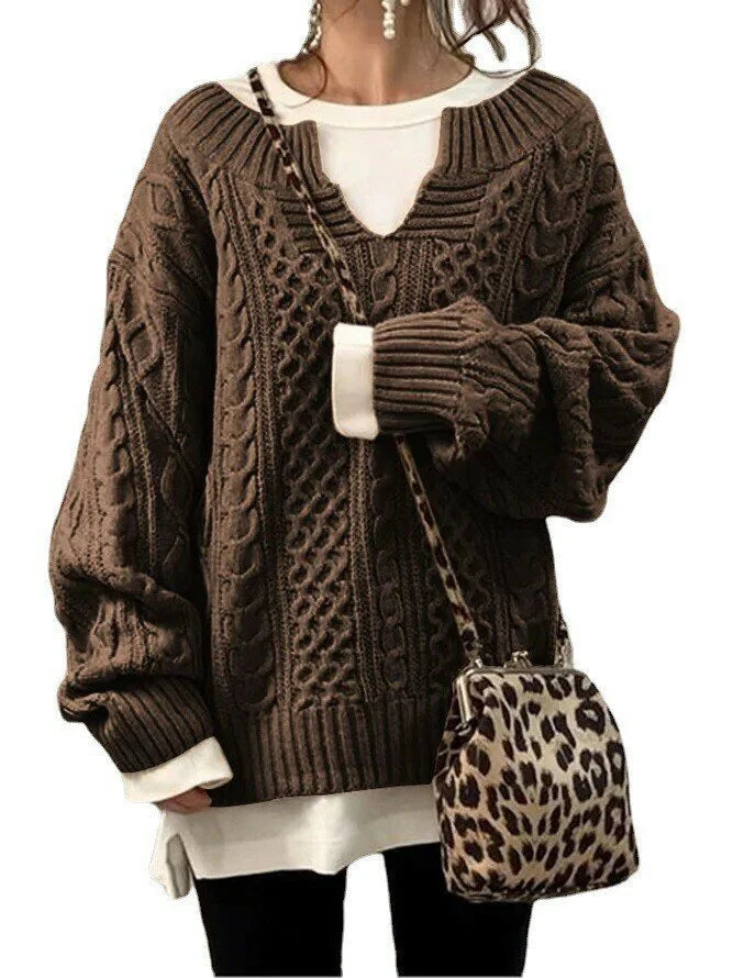 Today 60%off Cable Knit Sweater