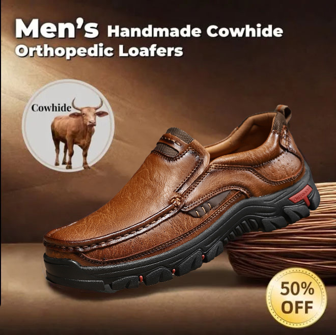 Last day to enjoy 50% off! 🔥⏱️ New Arrivals Sale ⏱️🔥 Men's Handmade Casual Leather Shoes