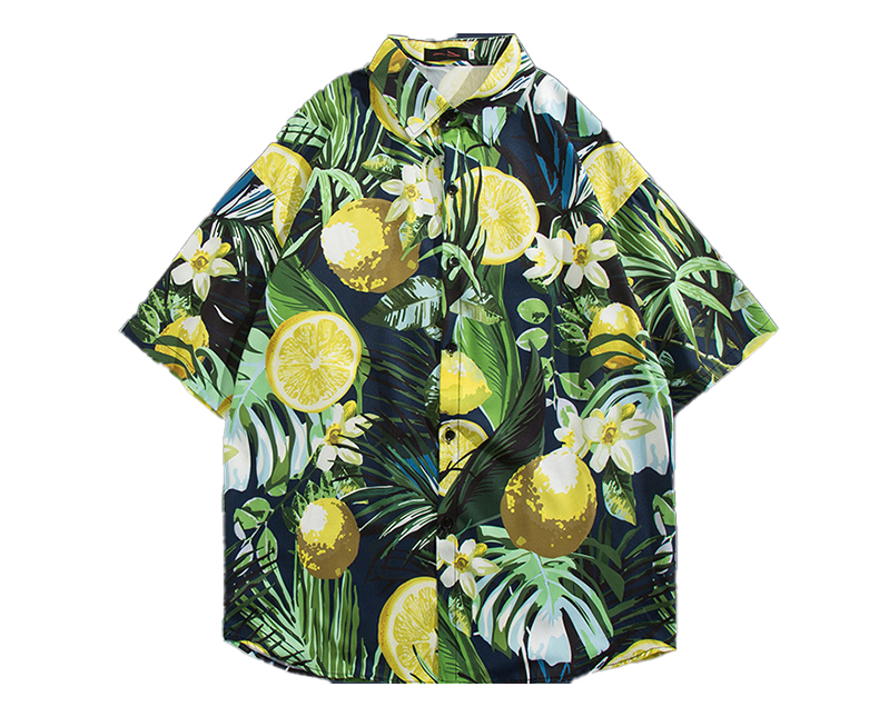 Comfortable loose-fitting short-sleeved shirt