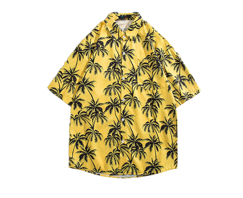 Comfortable loose-fitting short-sleeved shirt