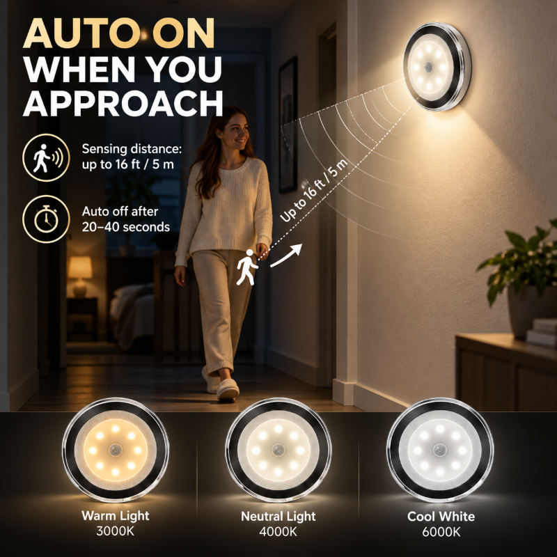 🔥LAST DAY 50% OFF - LED Motion Sensor Magnetic Night Light