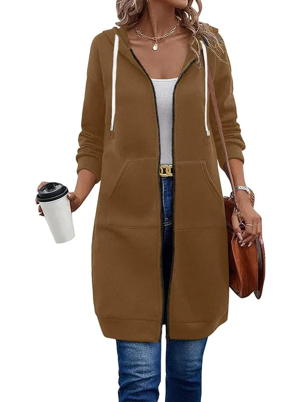 60% off Women Casual Zip up Hoodies