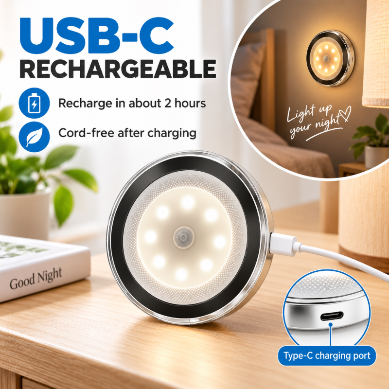 🔥LAST DAY 50% OFF - LED Motion Sensor Magnetic Night Light