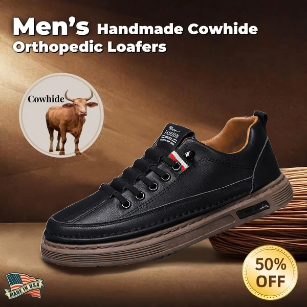 ⏰ Sale 60% off - 2025 Newest Men's Orthopedic Leather Loafers