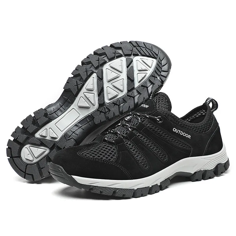 🔥ON THIS WEEK SALE 50% OFF🔥Men's Orthopedic Hiking Walking Shoes-Proven Plantar Fasciitis, Foot and Heel Pain Relief-
