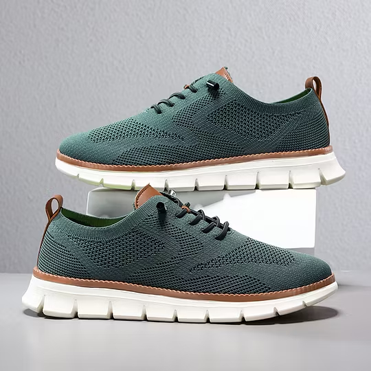 Flash Sale Men Breathable Mesh Knit Flexible Sole All Day Comfort Daily Walking Shoes