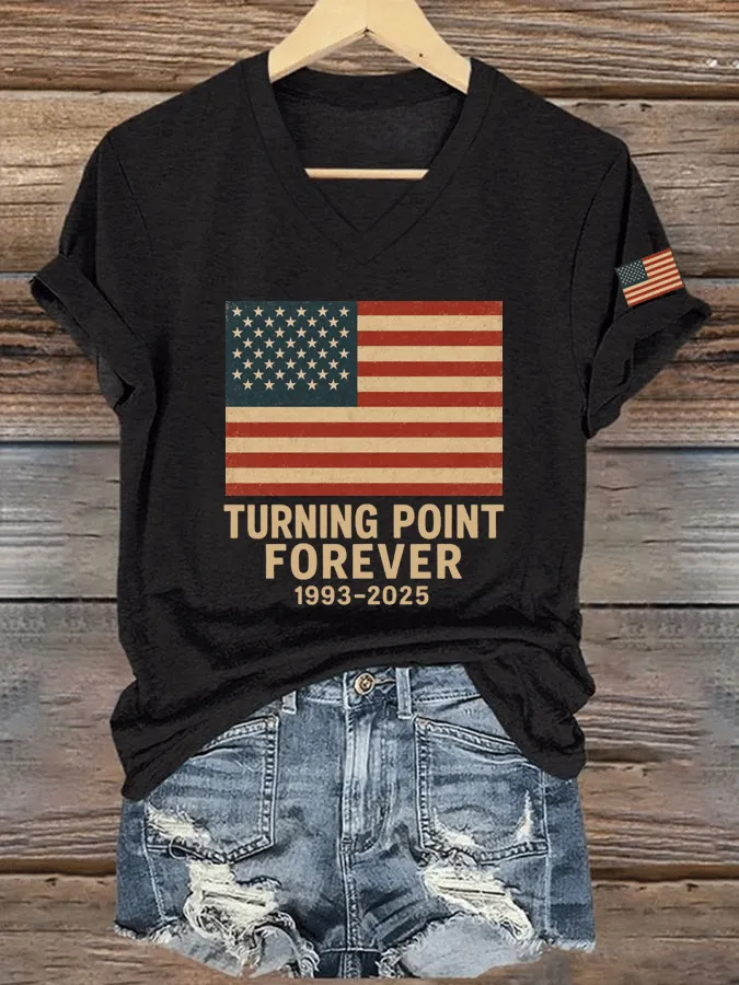 🔥Women's Hot Spot Print V-Neck T-Shirt