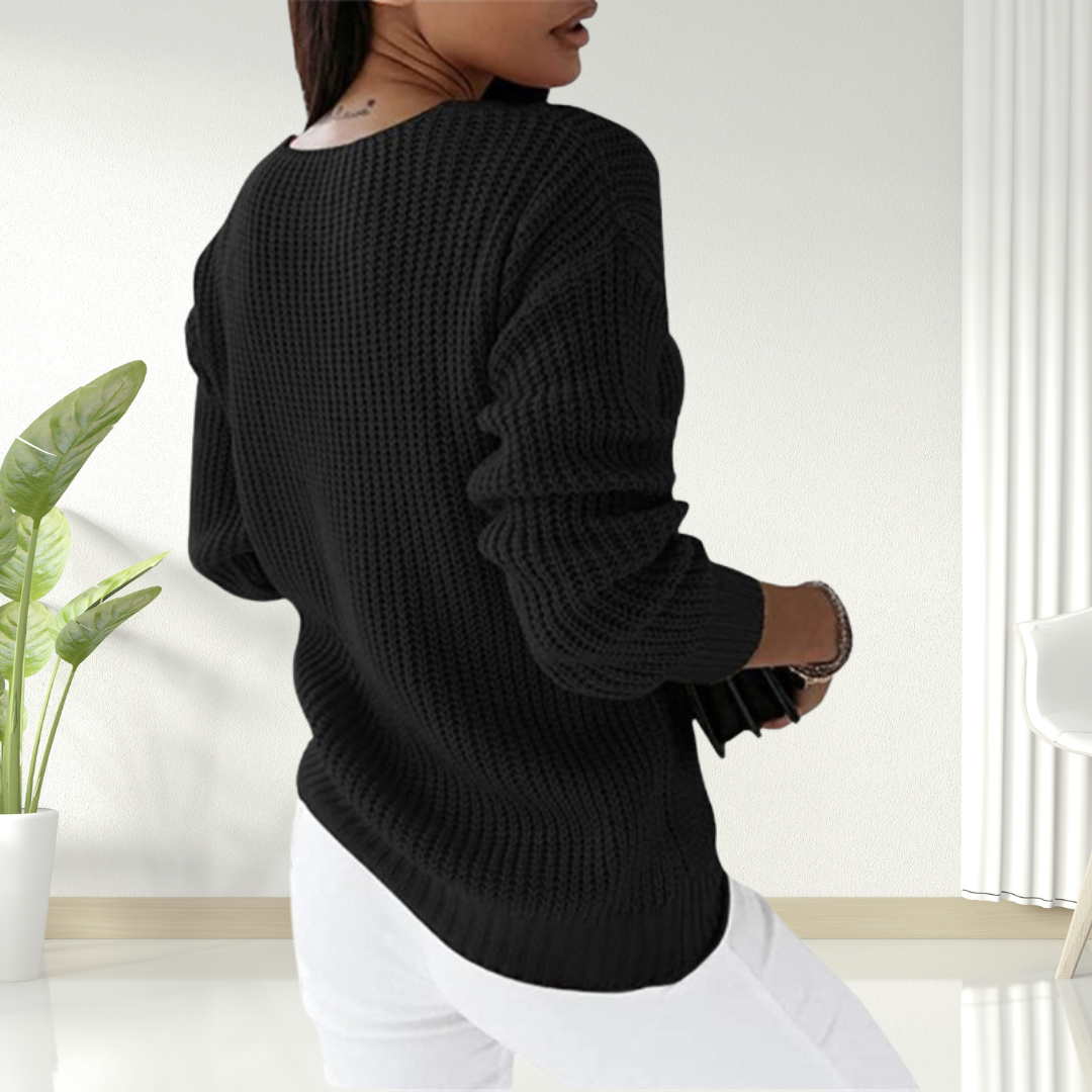 Beatyart| Comfy V-Neck Sweater