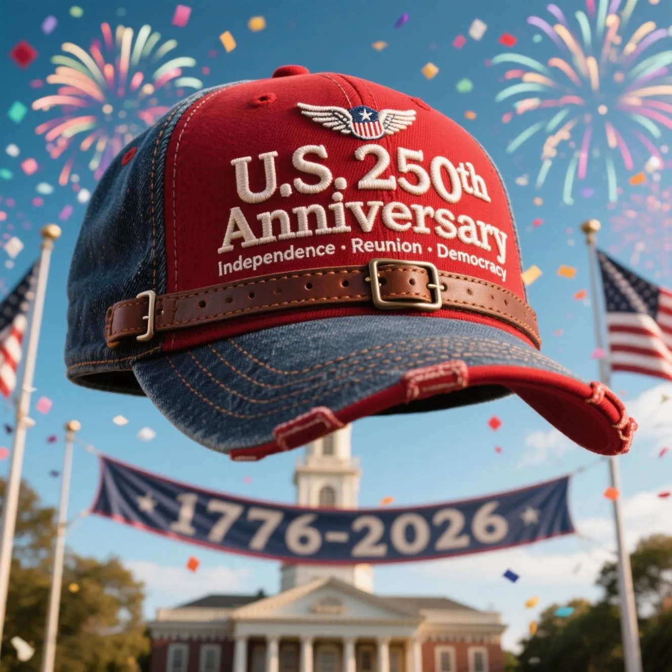 Eagle & Liberty – United States 250th Anniversary Hat