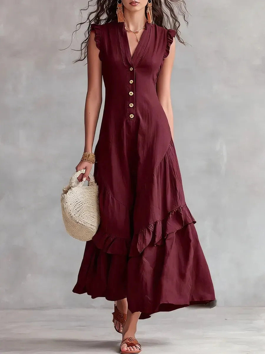 🔥Promotion - 50% OFF🔥Women's Minimalist Cotton Linen Dress