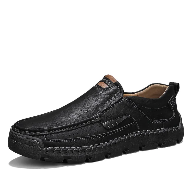 Eldcomf®Men's Handcrafted Cowhide Orthopedic Loafers - Wide Toe Box