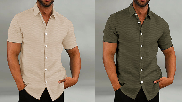 (Buy one get one free for new products) 2025 Men's casual breathable shirt