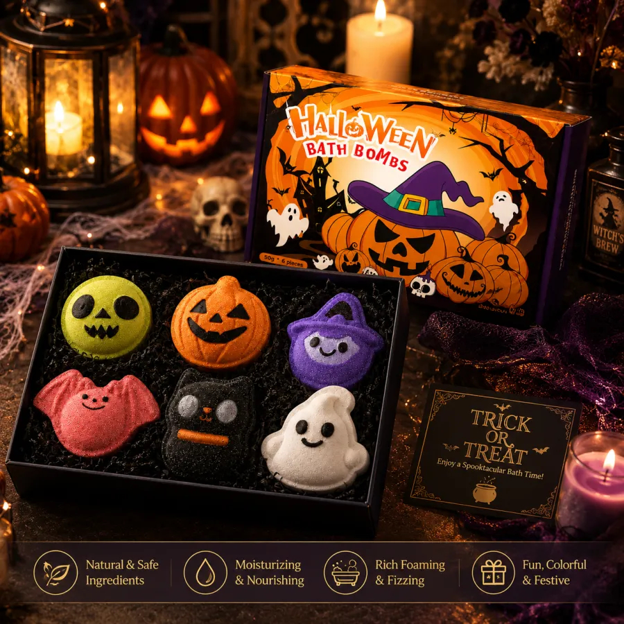 🎃 Halloween Surprise Bath Bomb Gift Set