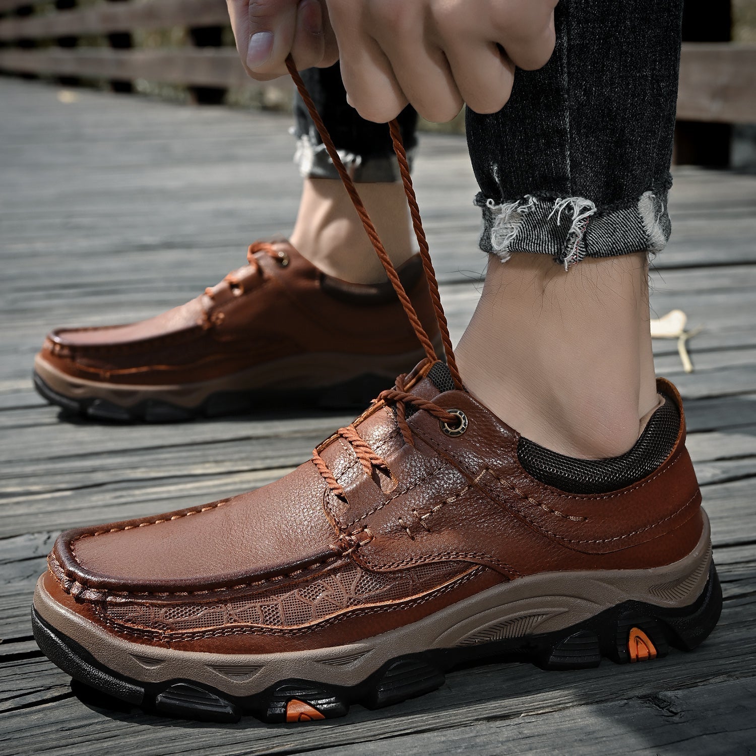 Eldcomf® -  transition with orthopedic and extremely comfortable sole with laces