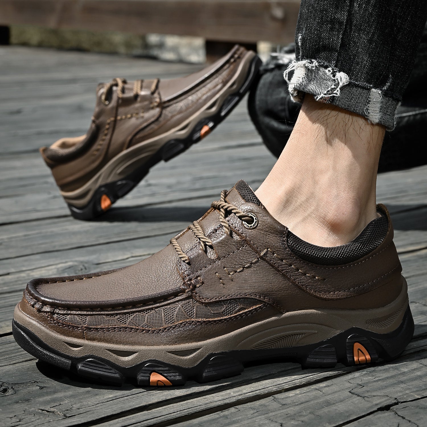 Eldcomf® -  transition with orthopedic and extremely comfortable sole with laces