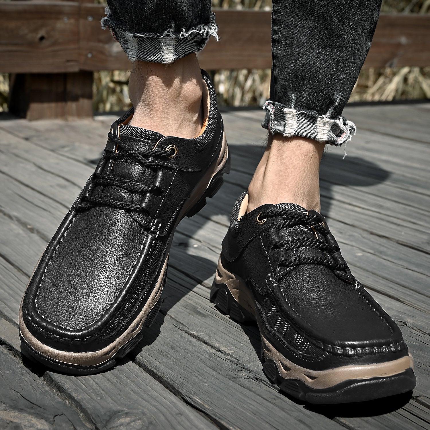 Eldcomf® -  transition with orthopedic and extremely comfortable sole with laces