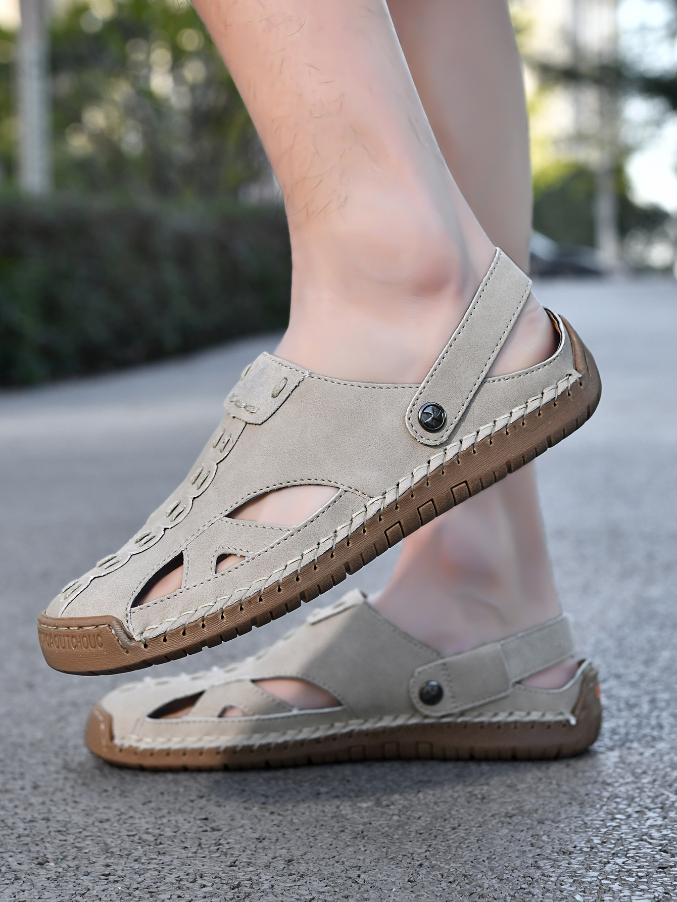 NOW 55% OFF💧Closed-Toe Non-Slip Sandals, Lightweight & Breathable for Summer Hiking & Daily Walks