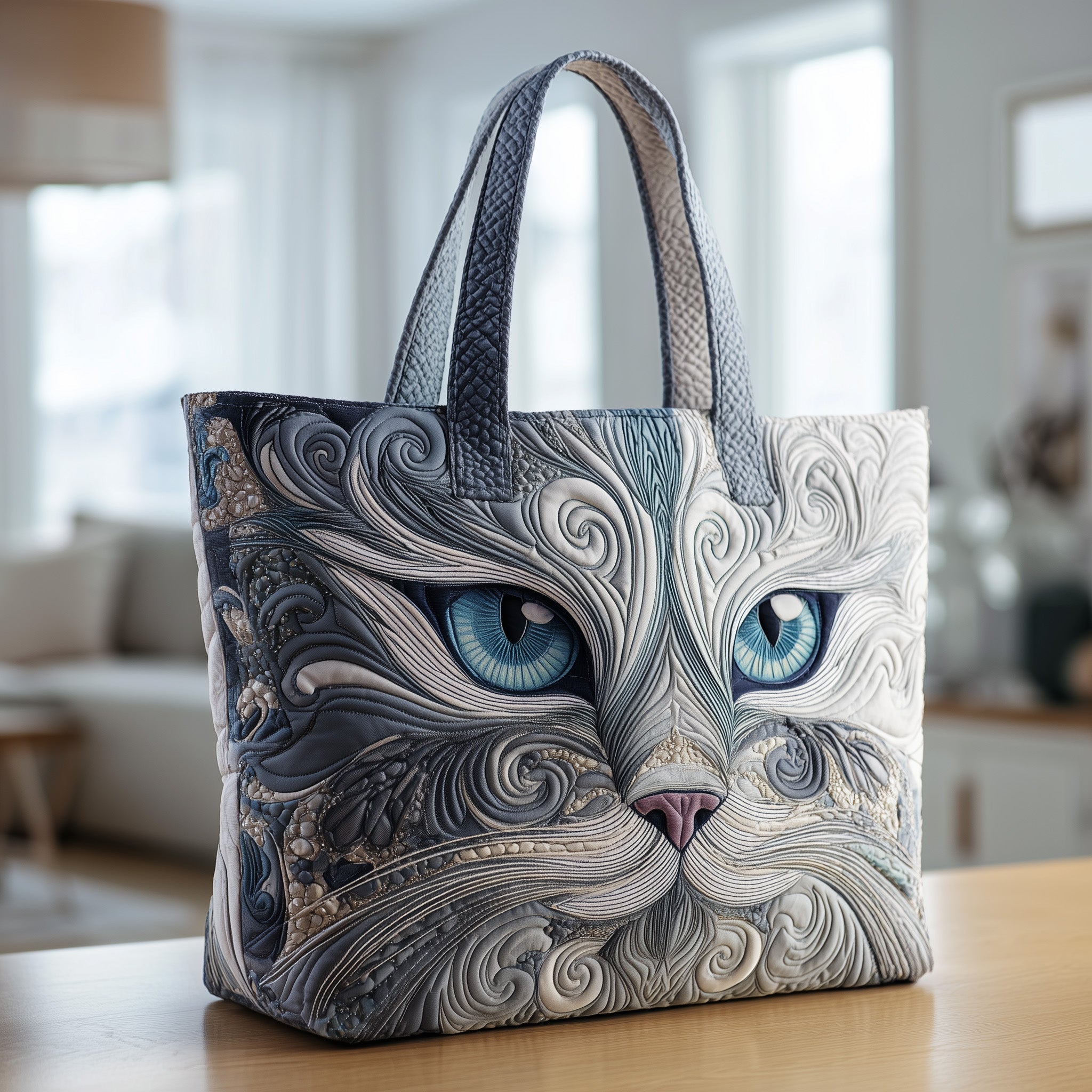 Catitude Quilted Tote Bag GFTOTP9915