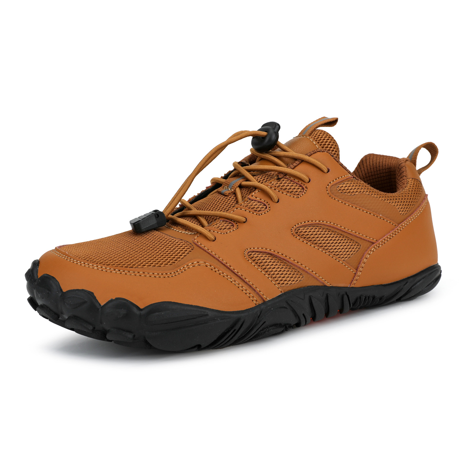 ⏰ 50% off - 2025 Newest Men's Orthopedic Leather Five Finger Hiking Shoes