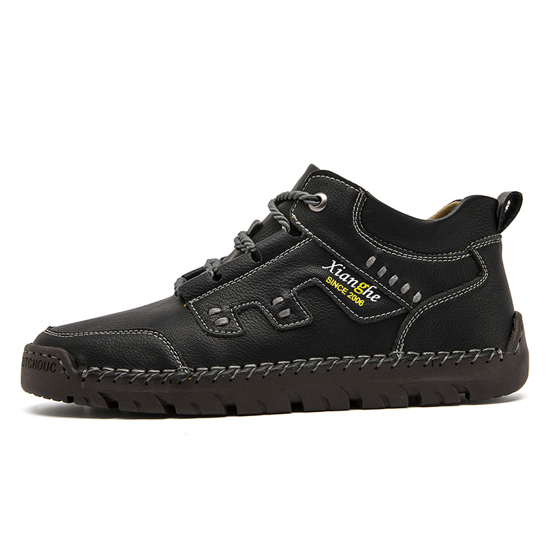 ⏰This Week 70% OFF🔥Casual leather arch support non-slip wear-resistant high-top loafers
