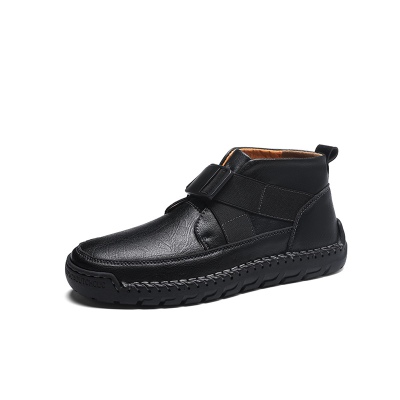 ⏰Final Day 70% OFF🔥Casual leather arch support non-slip wear-resistant high-top loafers