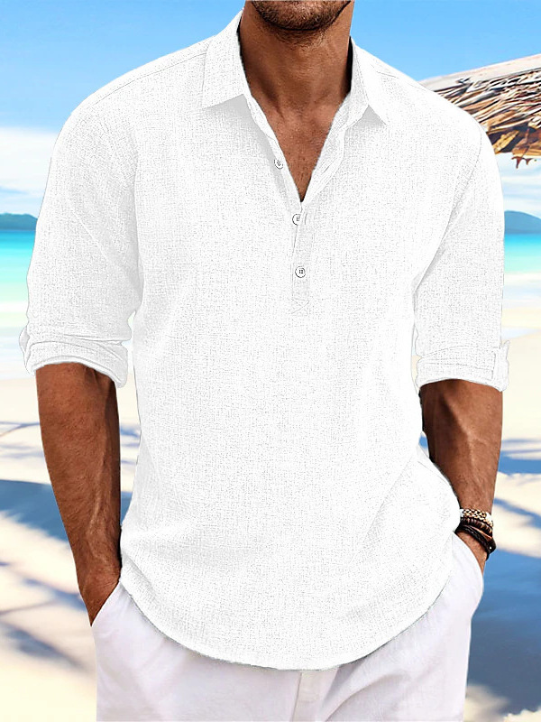 Men's Classic Vintage Gentleman Casual Pocket Short Sleeve Shirt