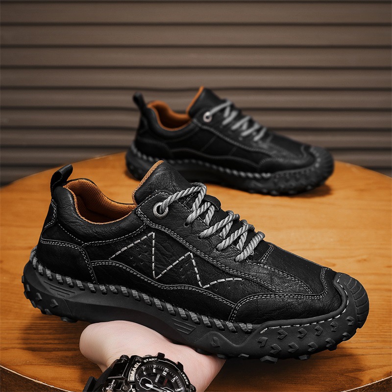 ⏰ 50% off -Men's handmade genuine leather non-slip orthopedic shoes