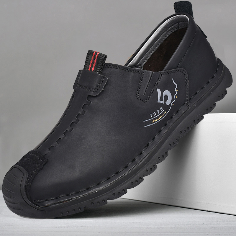 ⏰ Last day! 60% off 🔥 Men's handmade genuine leather slip-on loafers