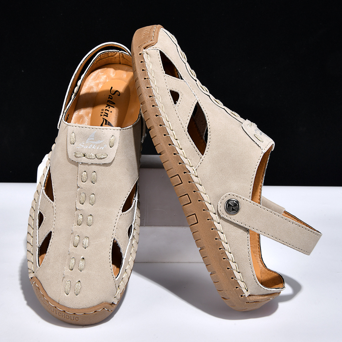 NOW 55% OFF💧Closed-Toe Non-Slip Sandals, Lightweight & Breathable for Summer Hiking & Daily Walks