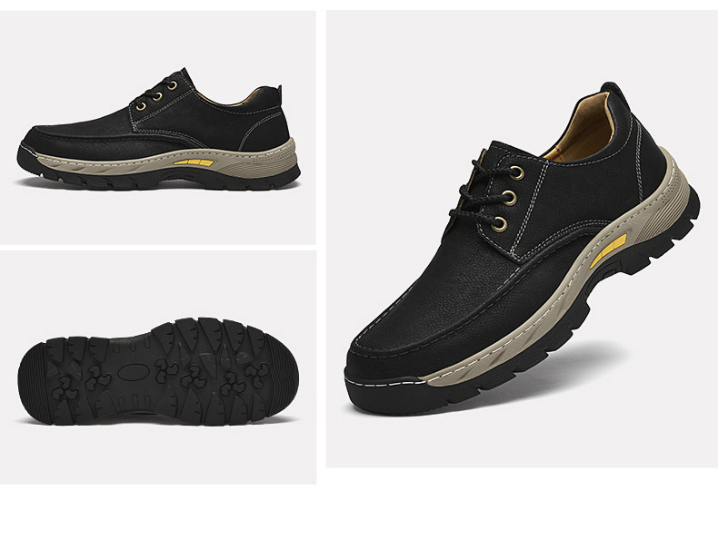 ⏰ 50% off - 2025 Newest Men's Orthopedic Leather Hiking Shoes