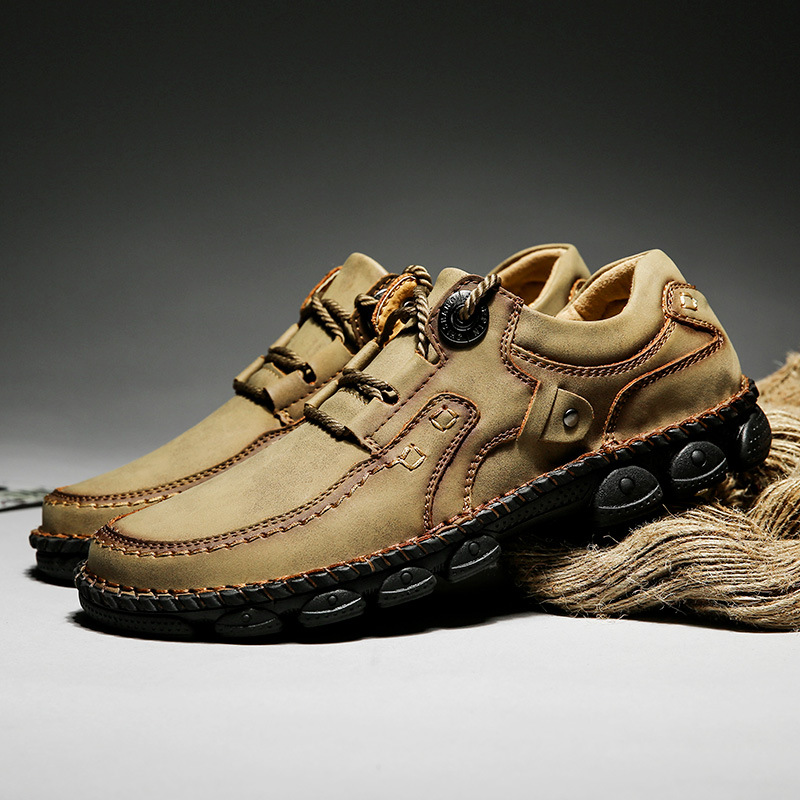 ⏰ 50% off - 2025 Newest Men's Orthopedic Leather Hiking Shoes