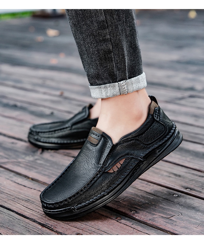 ⏰ Last day! 60% off 🔥 - Men's arch support, soft-soled slip-on shoes
