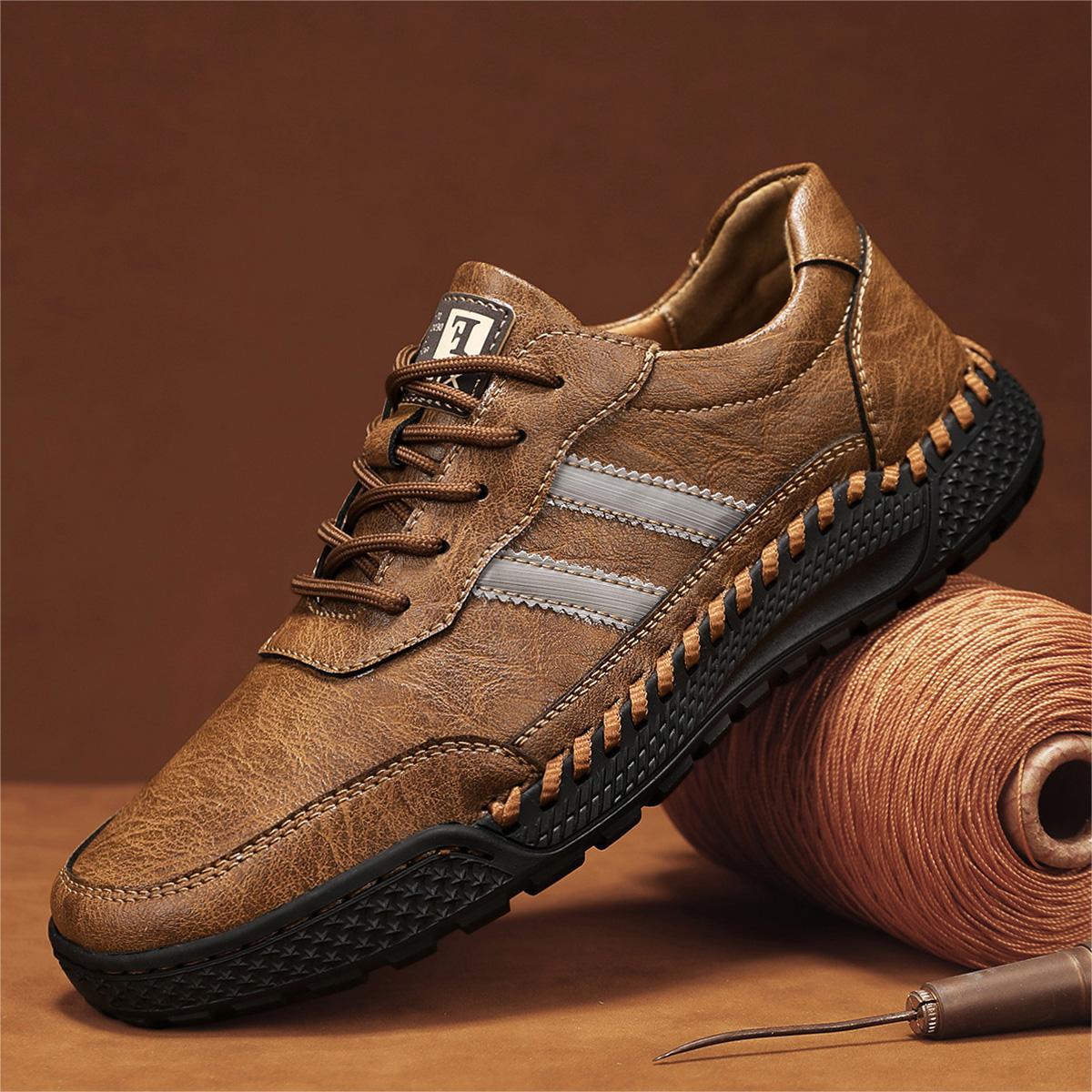 Last day for 60% off! 🔥⏱️ New Arrival ⏱️🔥 Men's Genuine Leather Orthopedic Casual Shoes