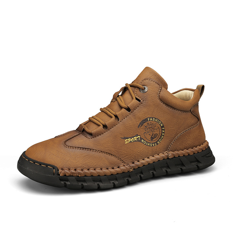 ⏰Limited Time Sale 70% OFF-Men's new handmade genuine leather orthopedic shoes with arch support