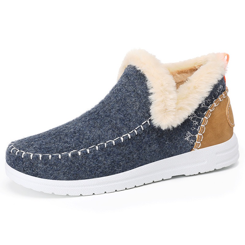 Womens Orthopedic Winter Wool Snow Boots Cozy Winter Shoes