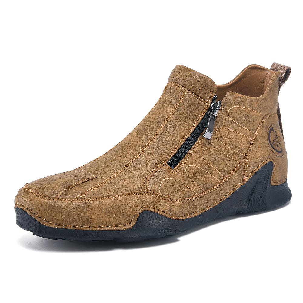 🔥Today 70% OFF🔥Casual leather arch support non-slip wear-resistant high-top Hiking Shoes
