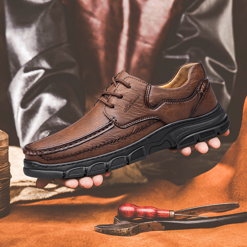 ⏰ 50% off - 2025 Newest Men's Orthopedic Leather Hiking Shoes