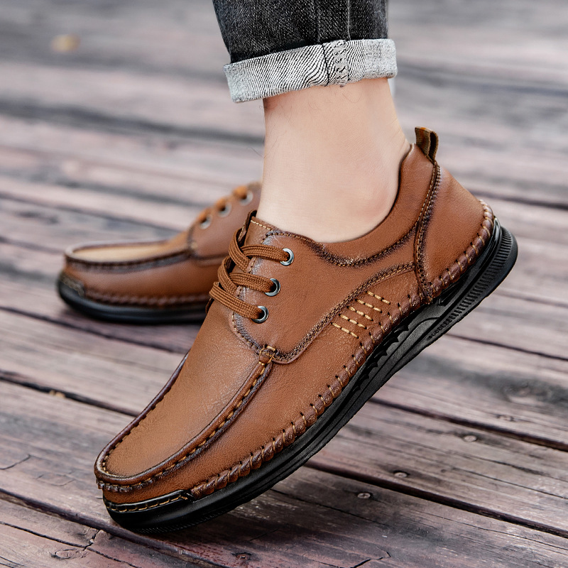 ⏰Last day 70% OFF🔥Casual leather arch support non-slip wear-resistant loafers