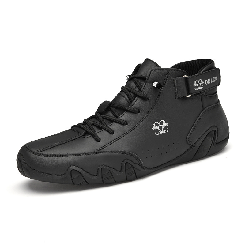 ⏰This Week 70% OFF🔥Casual leather arch support non-slip wear-resistant high-top loafers