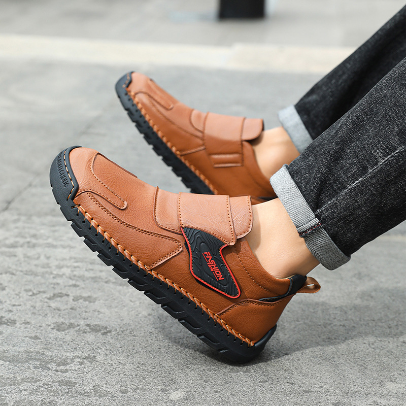 New product 60% OFF Casual leather arch support non-slip wear-resistant loafers