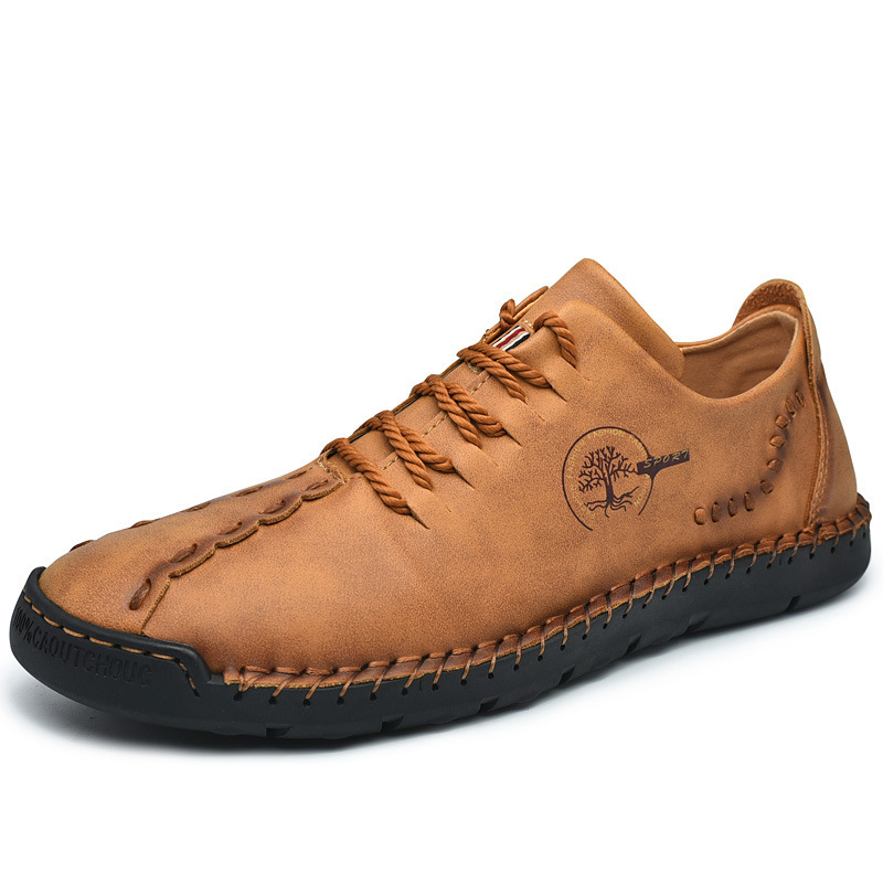 ⏰Final Day 70% OFF🔥Casual leather arch support non-slip wear-resistant high-top loafers