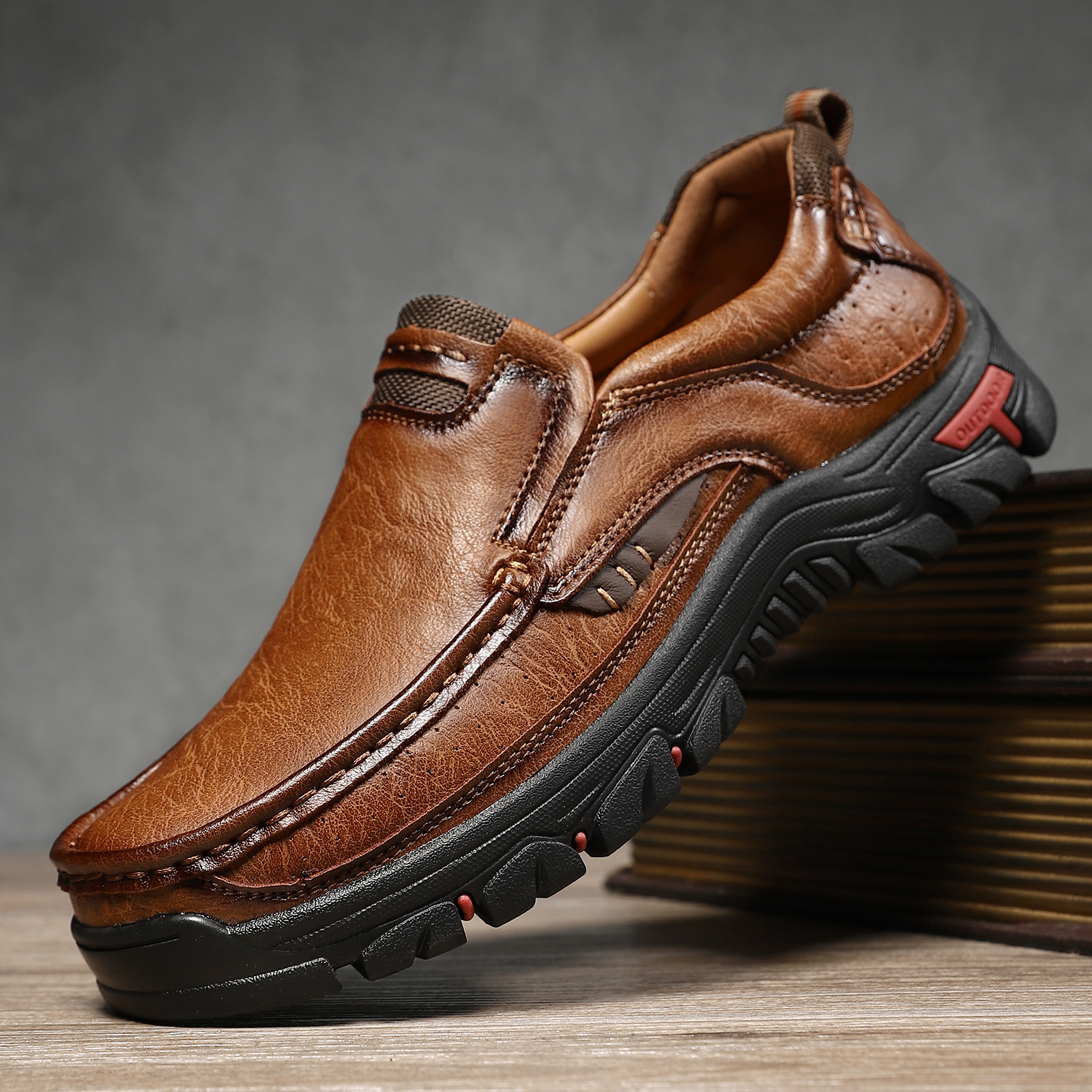 Last day to enjoy 50% off! 🔥⏱️ New Arrivals Sale ⏱️🔥 Men's Handmade Casual Leather Shoes